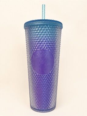 Starbucks Purple Blue Ombré Studded Tumbler 24 oz NWT